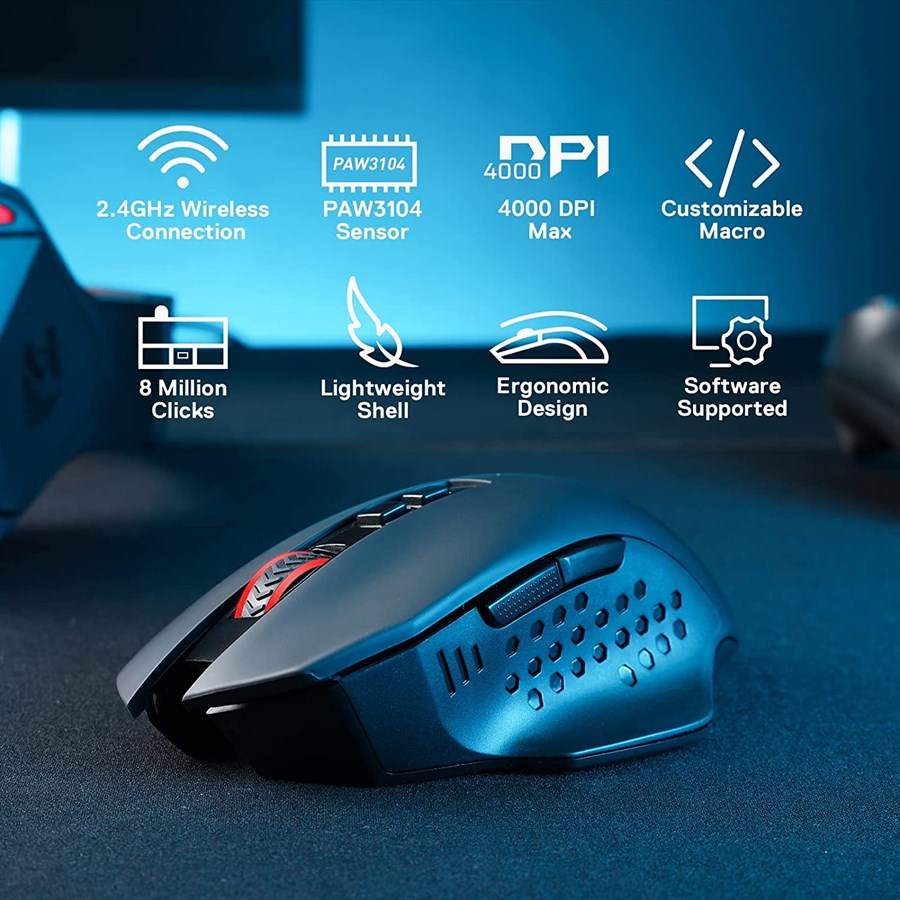 Redragon Mouse M656 Gainer Wireless Redragon Mouse M656 Gainer Wireless